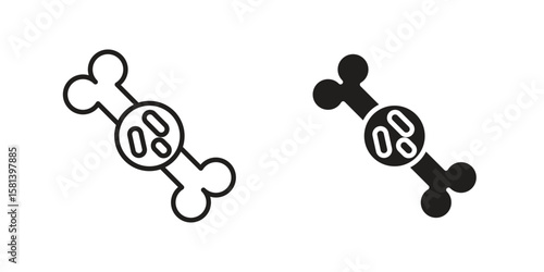 Multiple myeloma icon design element. Editable stroke. Vector