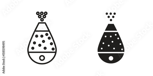 Humidifier icon design element. Editable stroke. Vector