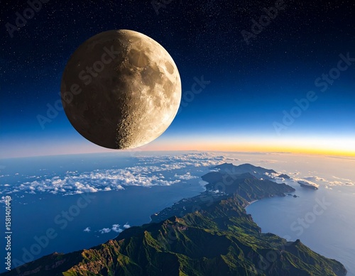 Generated Moon earthimage