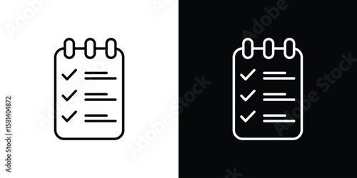 Reservation icon transparent vector isolated