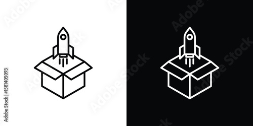 Product release icon transparent vector isolated