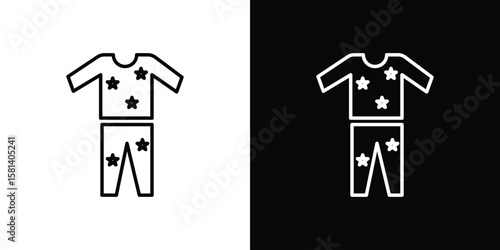 Pijama icon transparent vector isolated