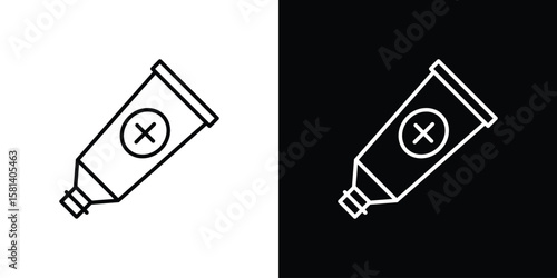 Ointment icon transparent vector isolated
