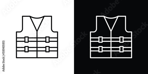 Lifejacket icon transparent vector isolated
