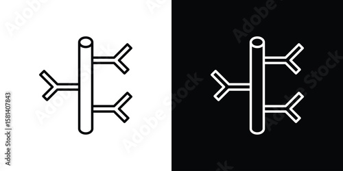 Blood vessel icon transparent vector isolated