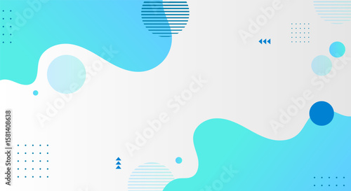 Abstract background frame soft blue and green gradations .modern background