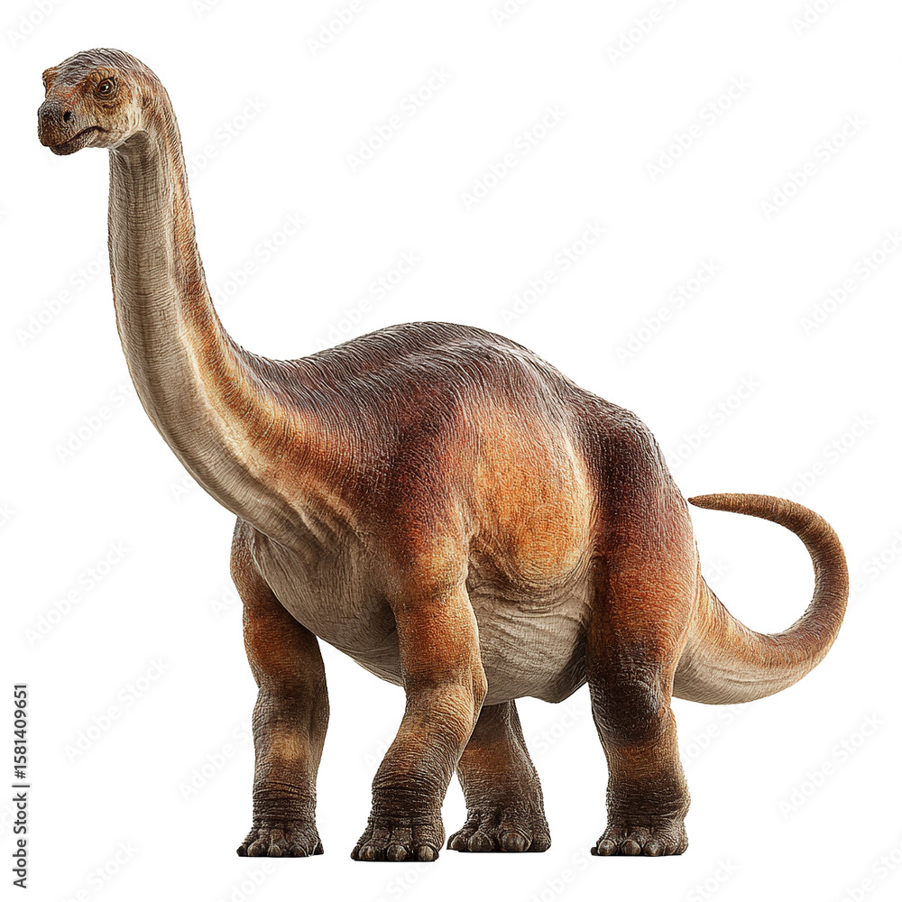 Fototapeta premium Apatosaurus isolated on transparent background