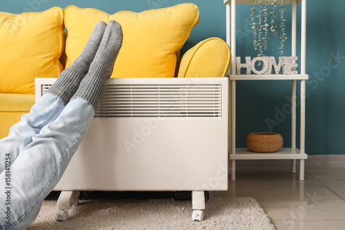 Cozy home comfort with legs...
