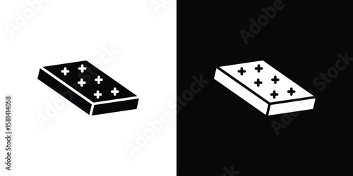 Mattress icon Vector clipArt Illustrations in flat style