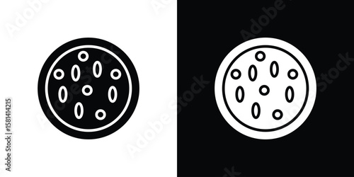 Leukemia icon Vector clipArt Illustrations in flat style