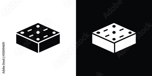 Halva icon Vector clipArt Illustrations in flat style