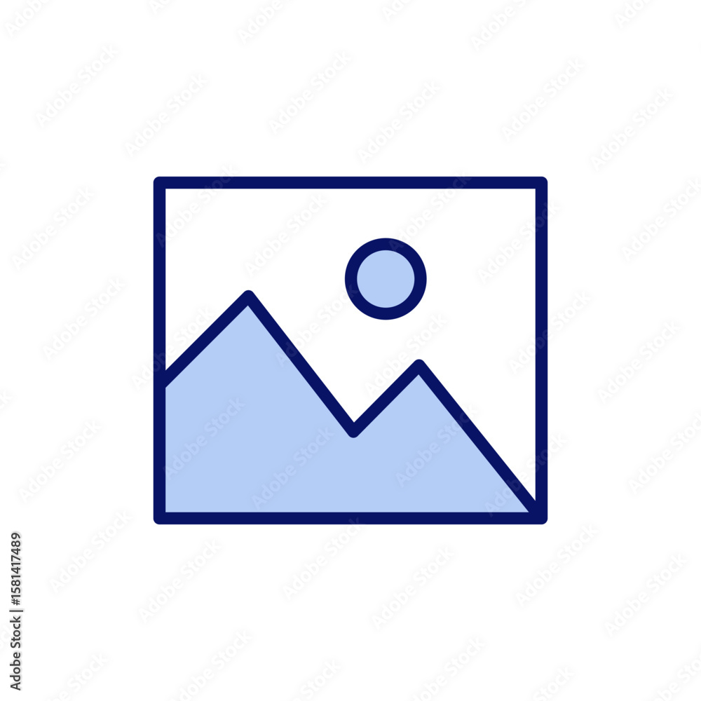Picture icon vector. photo gallery sign and symbol. image icon Picture icon vector. photo gallery sign and symbol. image icon