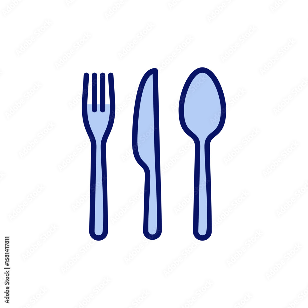 spoon and fork icon vector. spoon, fork and knife icon vector. restaurant sign and symbol spoon and fork icon vector. spoon, fork and knife icon vector. restaurant sign and symbol