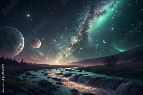 This title for your AI-generated vector images captures their dreamlike, mystical beauty. 