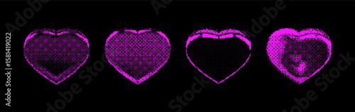 Animated Heartbeat A Visual Metaphor of Life in style y2k brutalism pixel