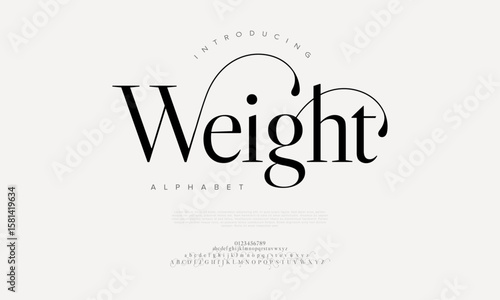 Sophisticated serif font with artistic curves, perfect for luxury projects, branding, and fashion design