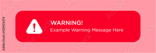 warning alert pop up message web user interface design