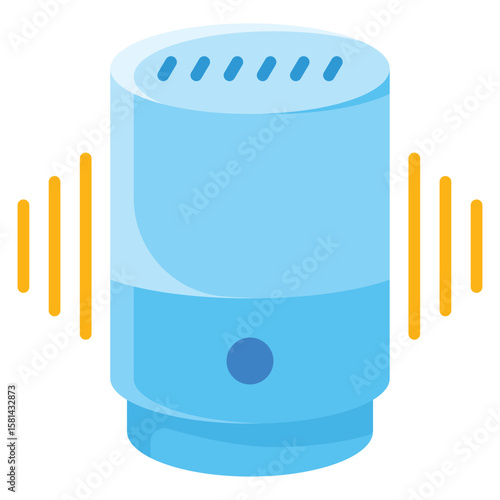 Smart Speaker Flat Icon