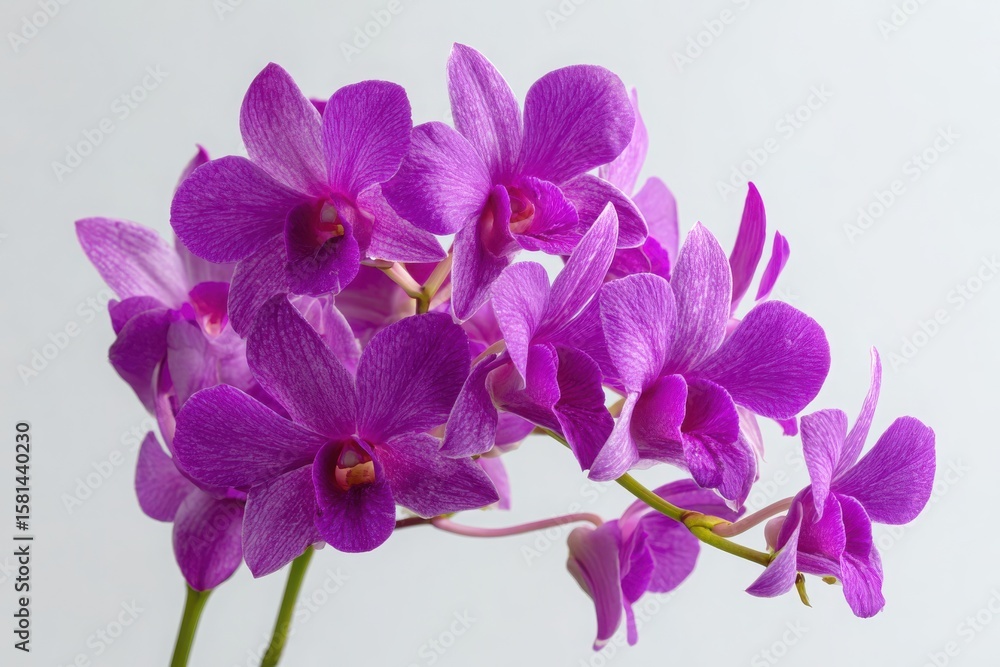 Obraz premium purple orchid isolated on white