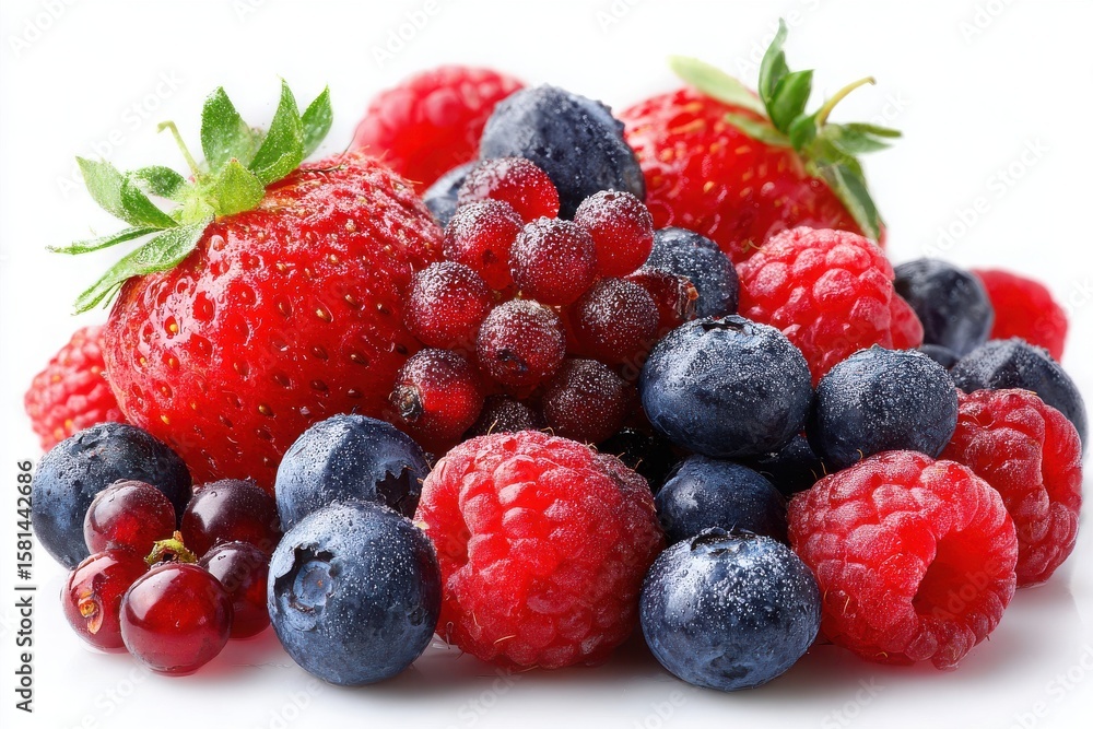 raspberries and blueberries raspberries and blueberries