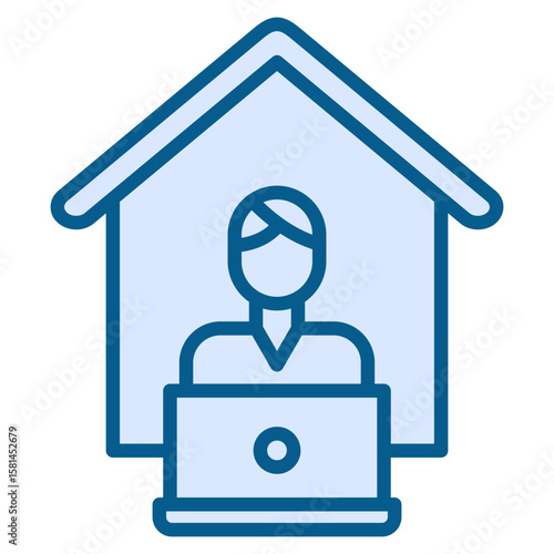 Self Employed Icon Element For Design