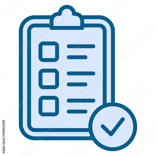 Task Board Icon Element For Design