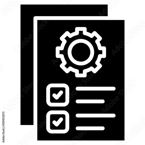 Job Listing Icon Element For Design