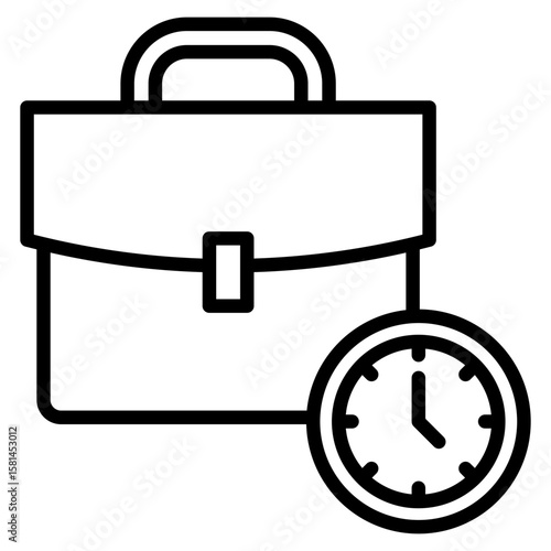 Instant Job Icon Element For Design