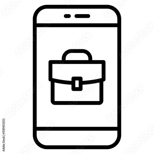 Work App Icon Element For Design