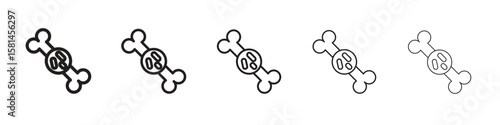 Multiple myeloma icon simple editable stroke series pack. eps10
