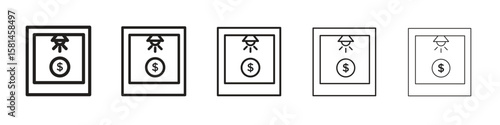 Business incubator icon simple editable stroke series pack. eps10