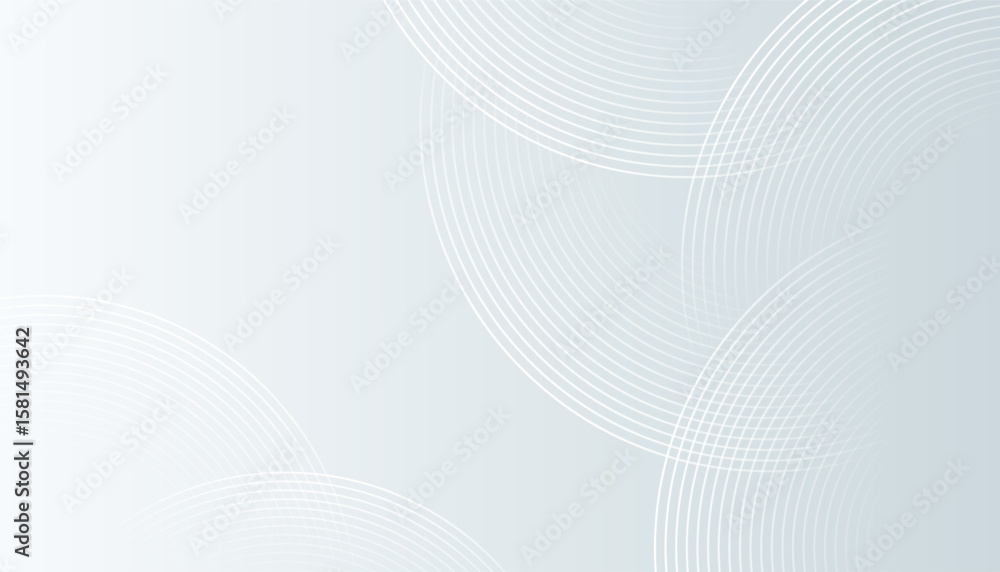 Fototapeta premium Abstract gray background with white lines curve and soft lights, Vector illustration