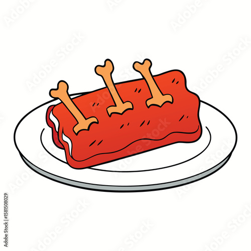 Golden roast chicken rests on a plate, its crispy skin glistening with herbs and juices, surrounded by roasted vegetables for a hearty, mouthwatering presentation.
