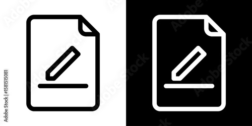 Edit document icon vector illustration design