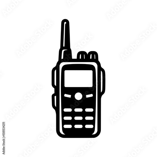 walkie talkie radio communication device with antenna