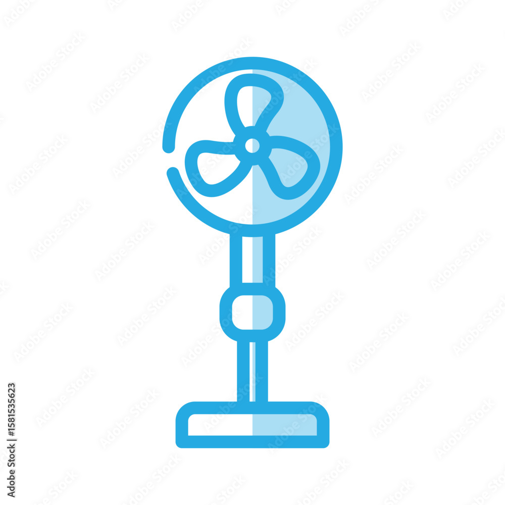 Obraz premium Stand Fan icon design template
