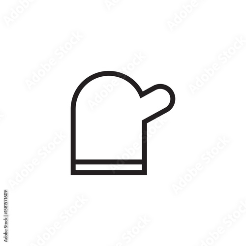 oven glove icon