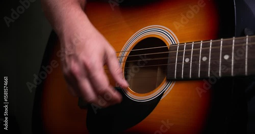Strumming Guitar