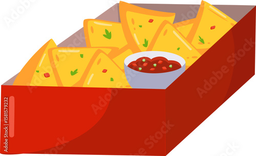 vector illustration of a pizza