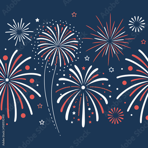 a group of fireworks in the sky