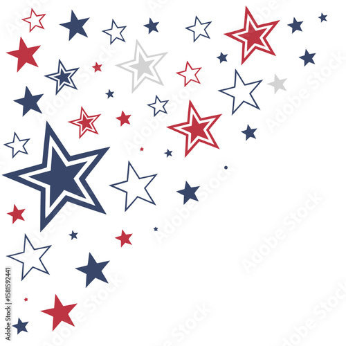 a red and blue stars and stripes