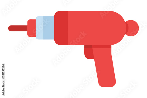 Massage Gun on White Background