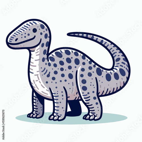 allosaurus vector illustration