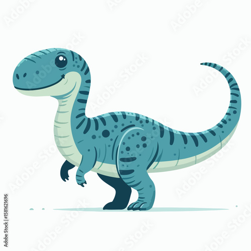 allosaurus vector illustration