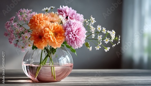 Wallpaper Mural Colorful flower arrangement (1) Torontodigital.ca