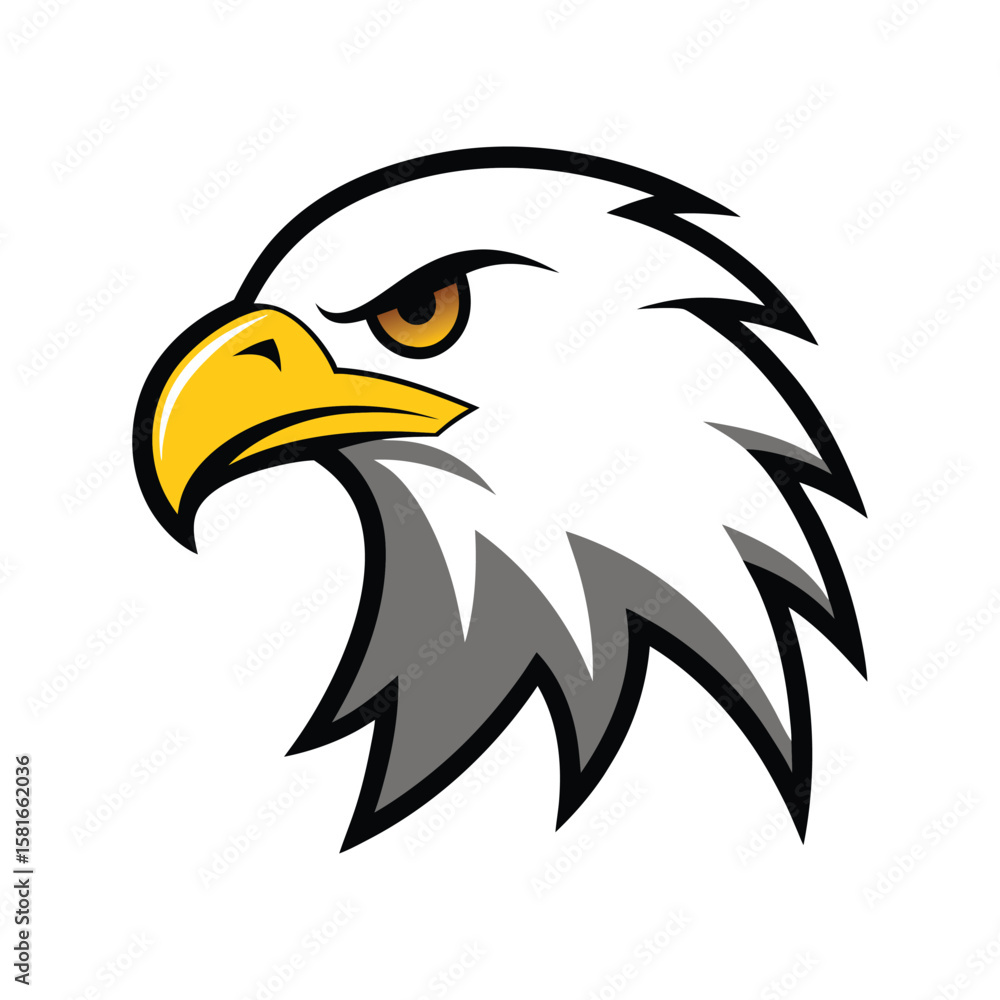 Obraz premium american bald eagle vector illustration