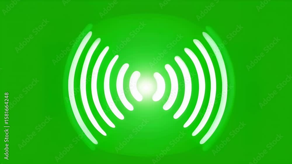 Green background with concentric white ripples radiating outward, creating a vibrant visual effect Green background with concentric white ripples radiating outward, creating a vibrant visual effect