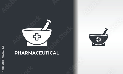 Pharmaceutical Vector, Icon Or Logo Sign Isolated Symbol Illustration