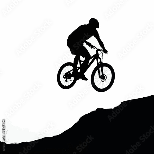 "BMX Freestyle Backflip Silhouette"