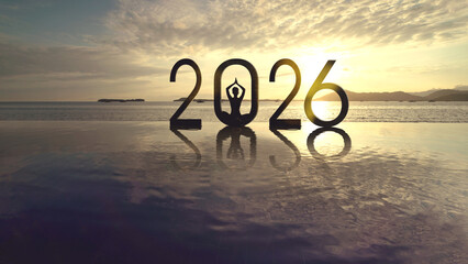 Embracing 2026 with Yoga and Serenity at Sunset